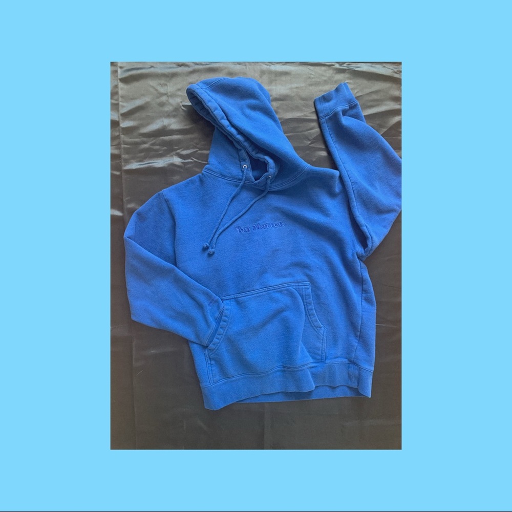 🚩ON HOLD🚩💙YOU MATTER DEEP BLUE HOODIE💙